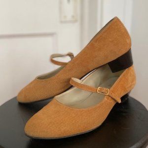 American Apparel Suede Mary Janes